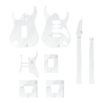 Plantilla para Ibanez elaborada en Acrilico 24 trastes1