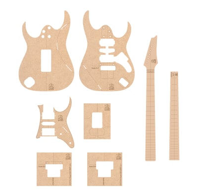 Plantilla para Ibanez RG elaborada en MDF 24 trastes1