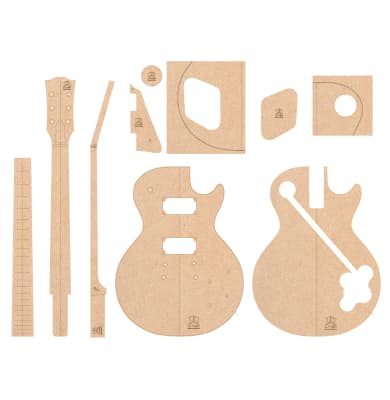 Plantilla en MDF para Gibson Les Paul1