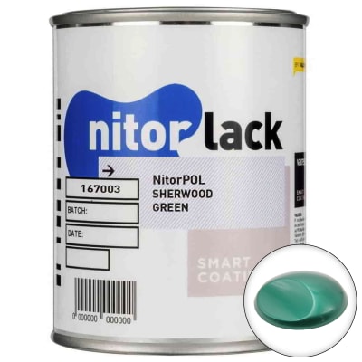 Poliuretano Nitorpol Sherwood Green. Imprimación metalizada. Lata 500 ml1