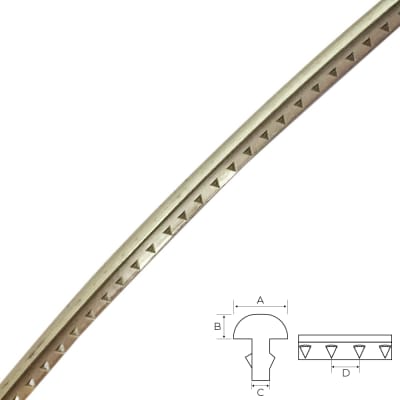 Tira de Traste Jumbo de 140 cm. Corona 2.8 x 1.4 mm1
