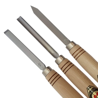 Set 1635 PT de 3 Gubias Cortas Two Cherries para Torneria1