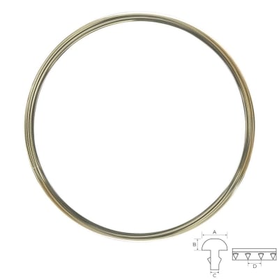 1/2 Rollo de Traste Medium High de 18 mts aprox. Corona 2.5 x 1.4 mm1