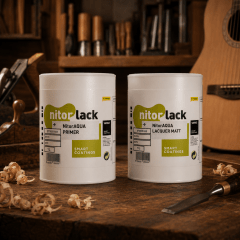 Pack Primer + Lacquer Matt NitorAqua de Nitorlack 1 lt