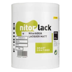 Barniz Nitoraqua de Nitorlack Lacquer Matt de 1 lt