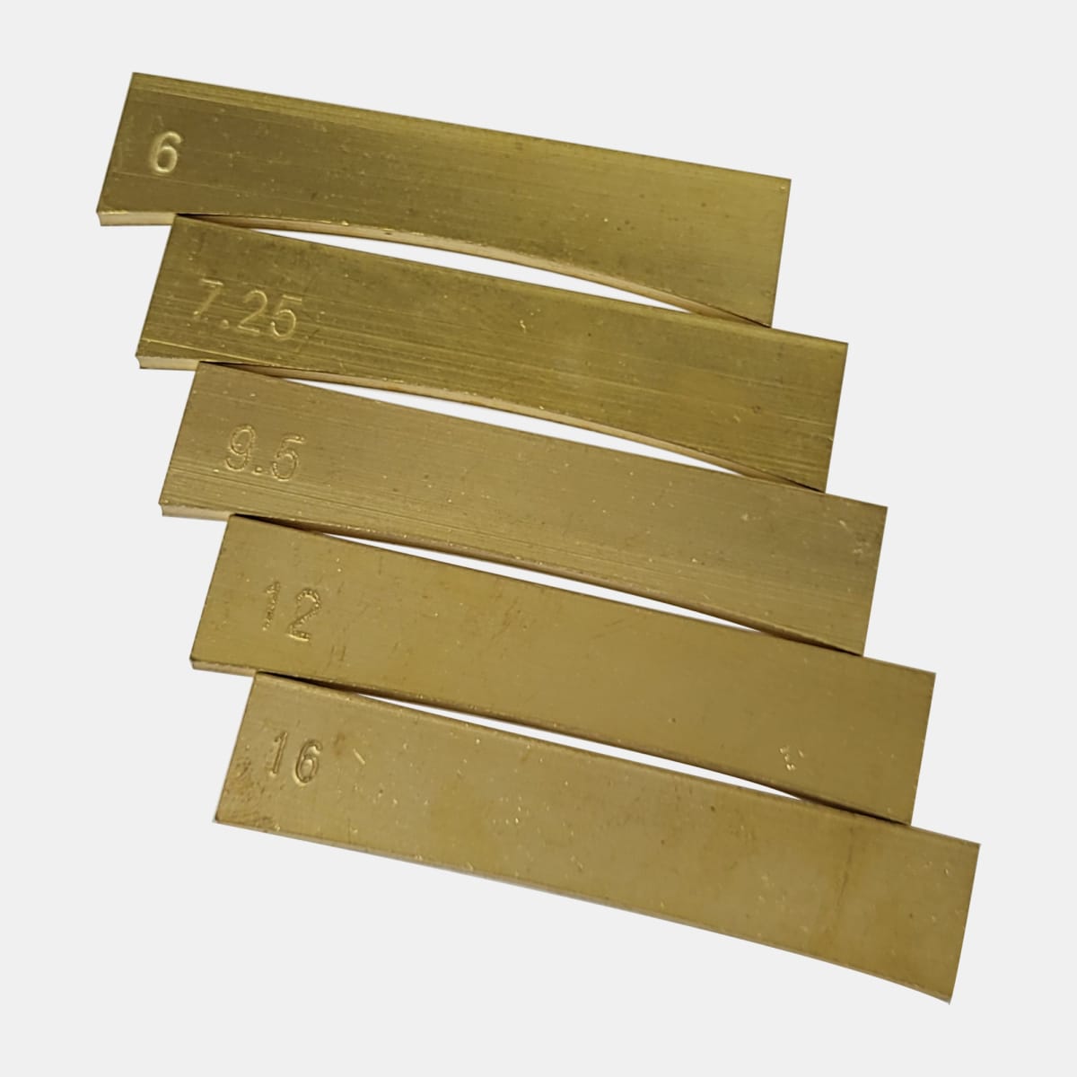 Set de Insertos de Bronce con Radio para Prensar trastes Stewmac EEUU # 44813