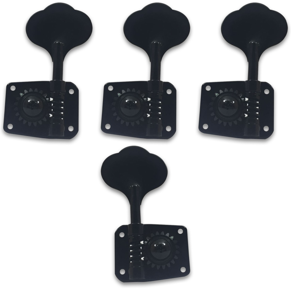 Clavijero Gotoh 3R+1L Black GB10 para Bajo Electrico 0