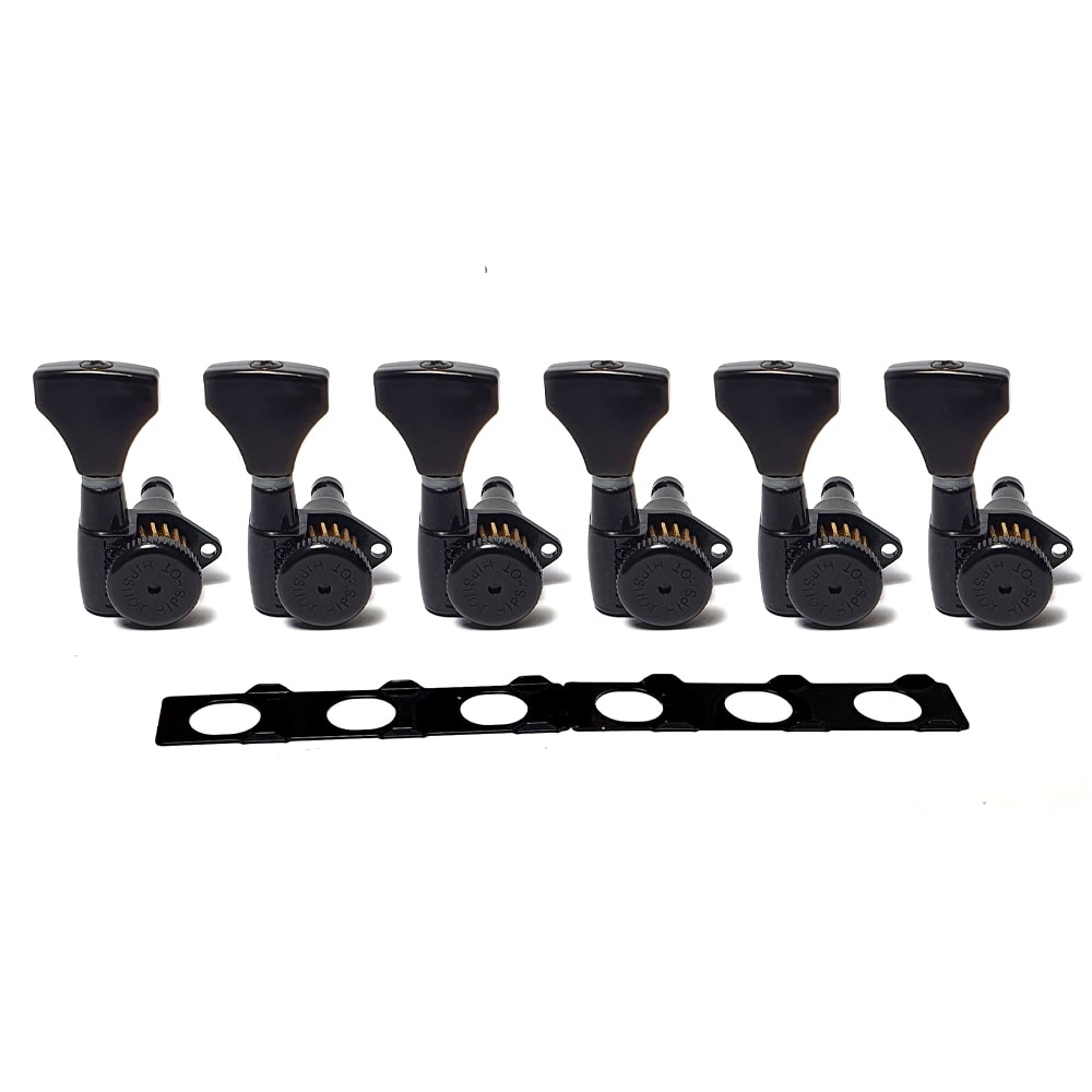 Clavijero Kit 6L con Locking. Mod 6K1GL0B-DHS. Color Black 0