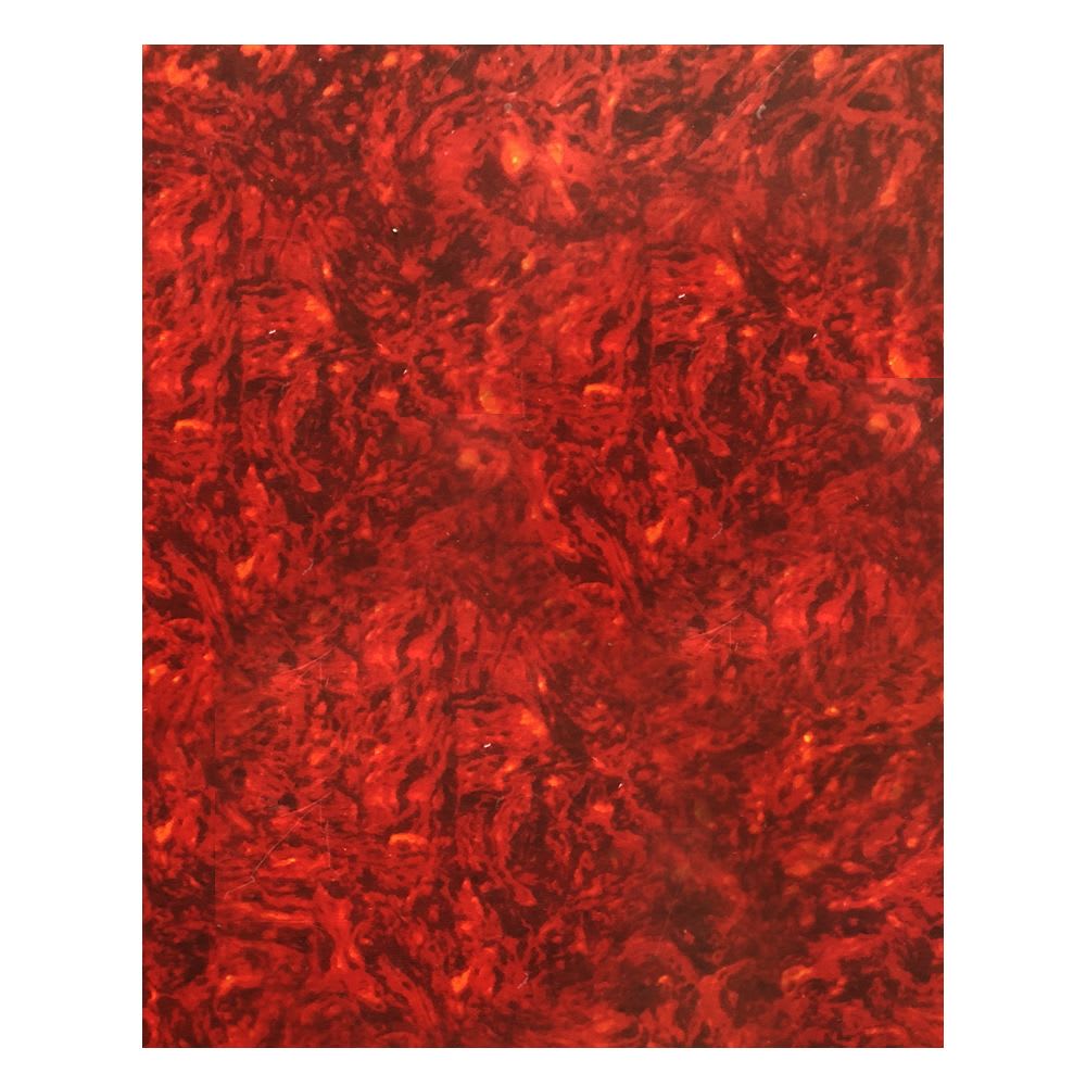 Lamina para Pickguard 220 x 300 mm. Mod:PC-TOR-R. Color: Red Pearloid. 4-ply 2
