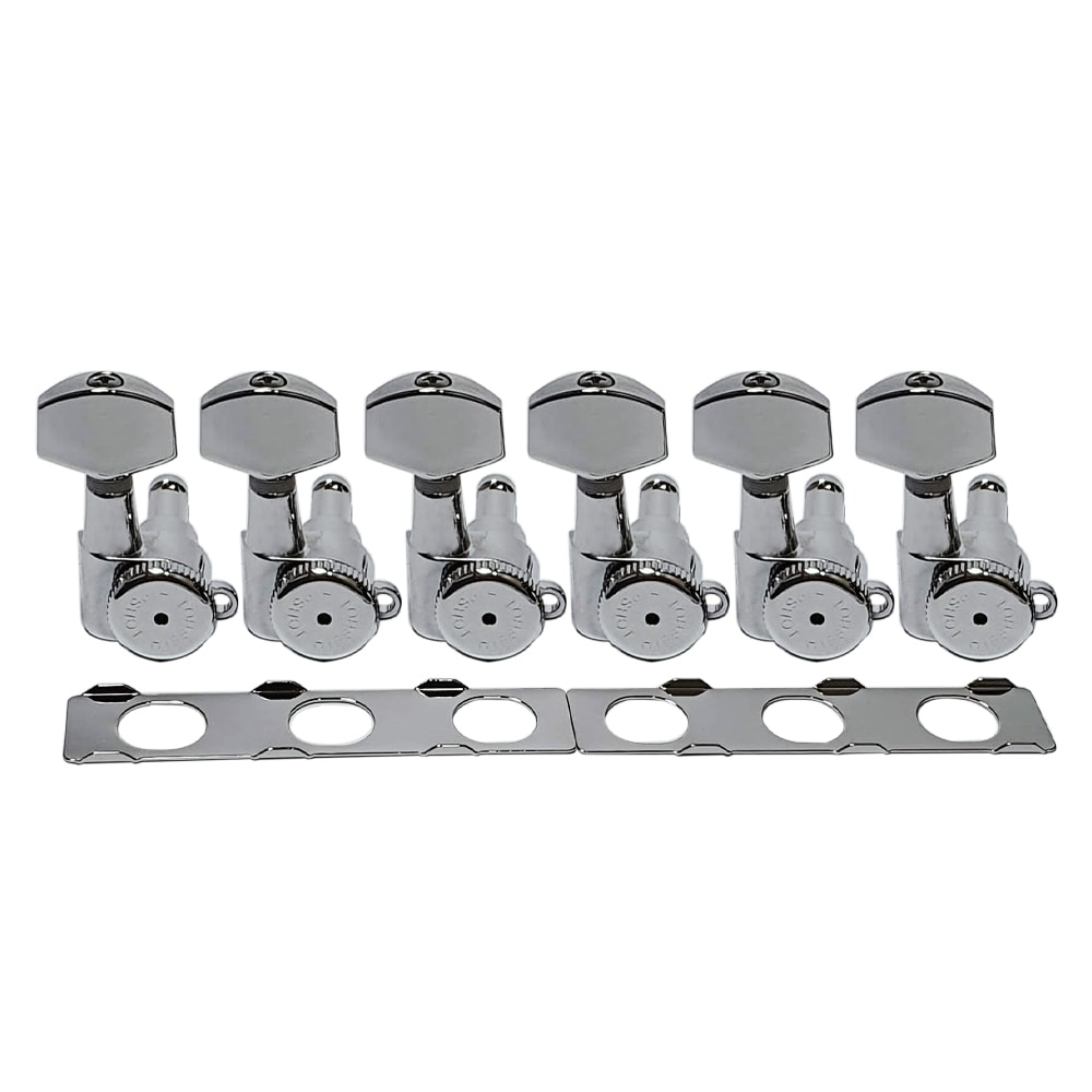 Clavijero 6L con Locking. Mod 6K1EL0C-STAG. Boton: 07. Color Chrome2