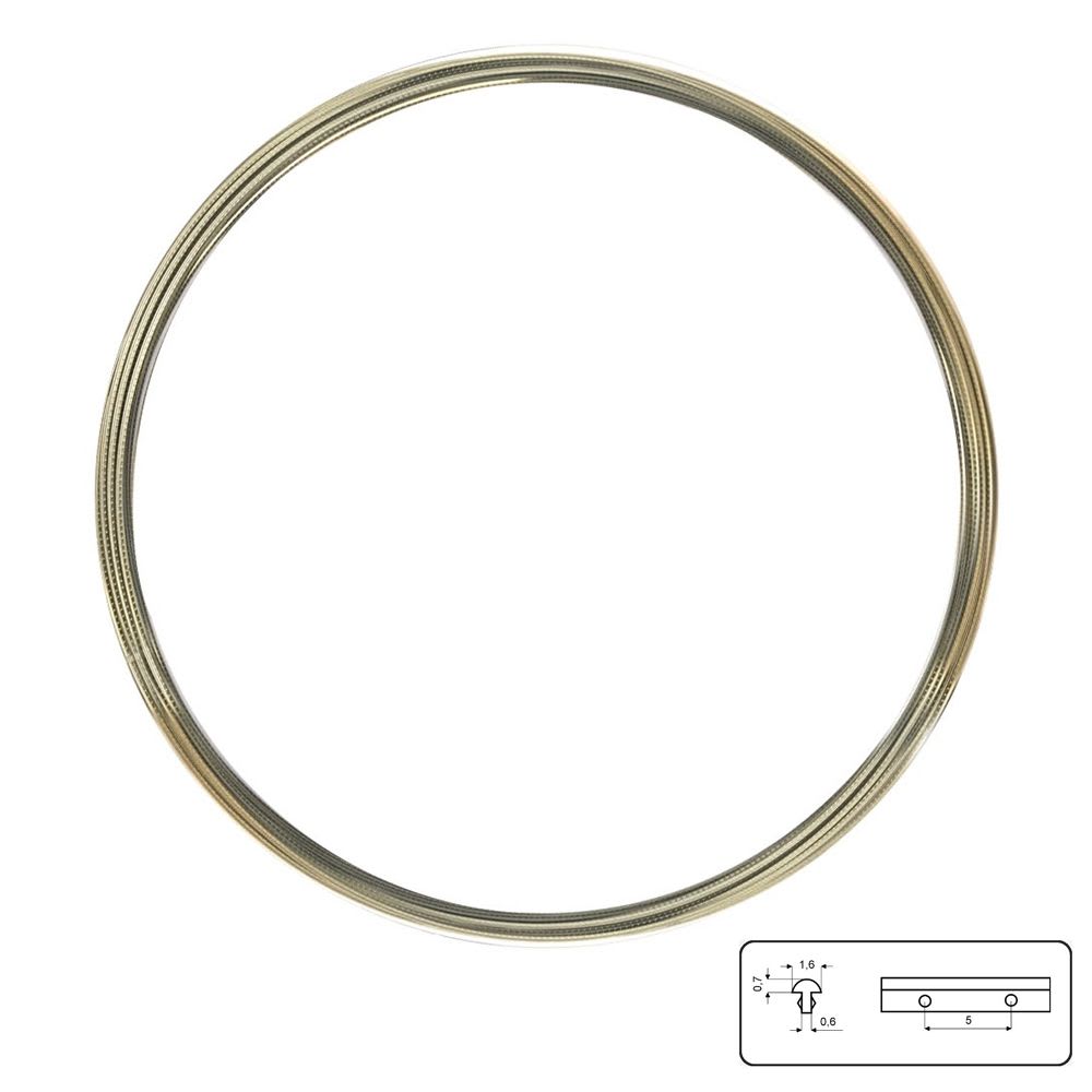 1/2 Rollo de Traste Narrow Medium de 31.5 mts aprox. Corona 1.6 mm1