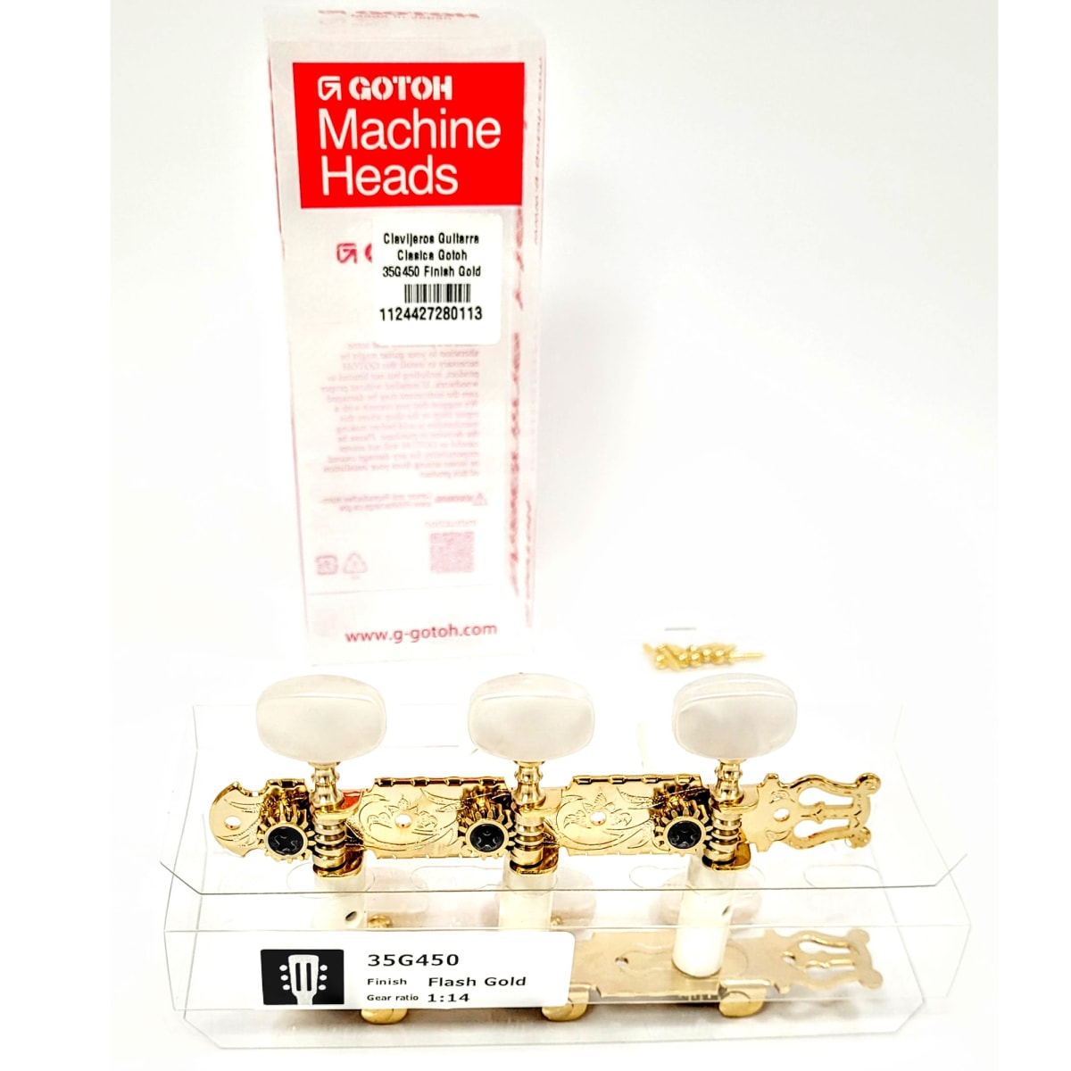 Clavijero Guitarra Clásica Gotoh 3L+3R Finish Gold 35G4506