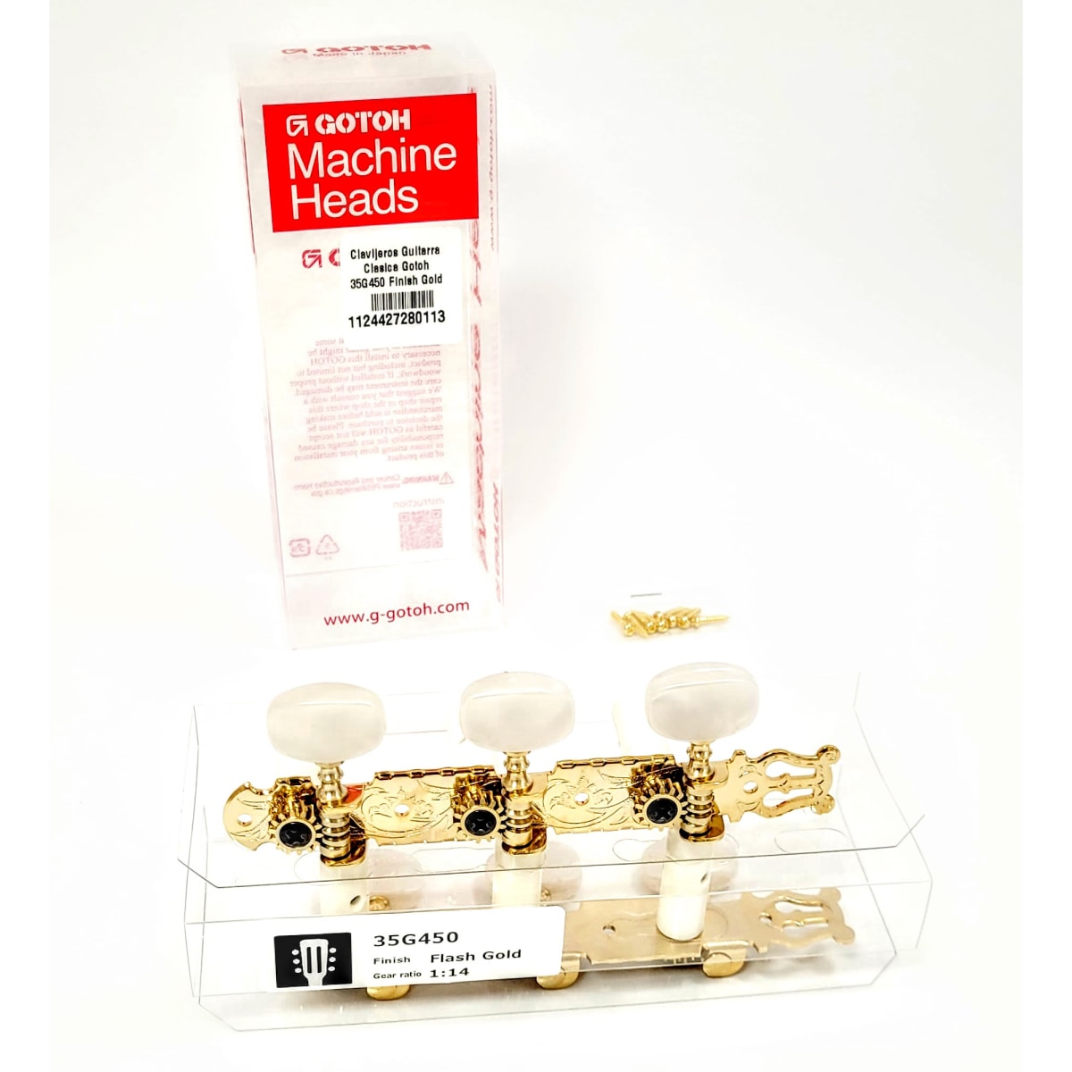 Clavijero Guitarra Clásica Gotoh 3L+3R Finish Gold 35G4505