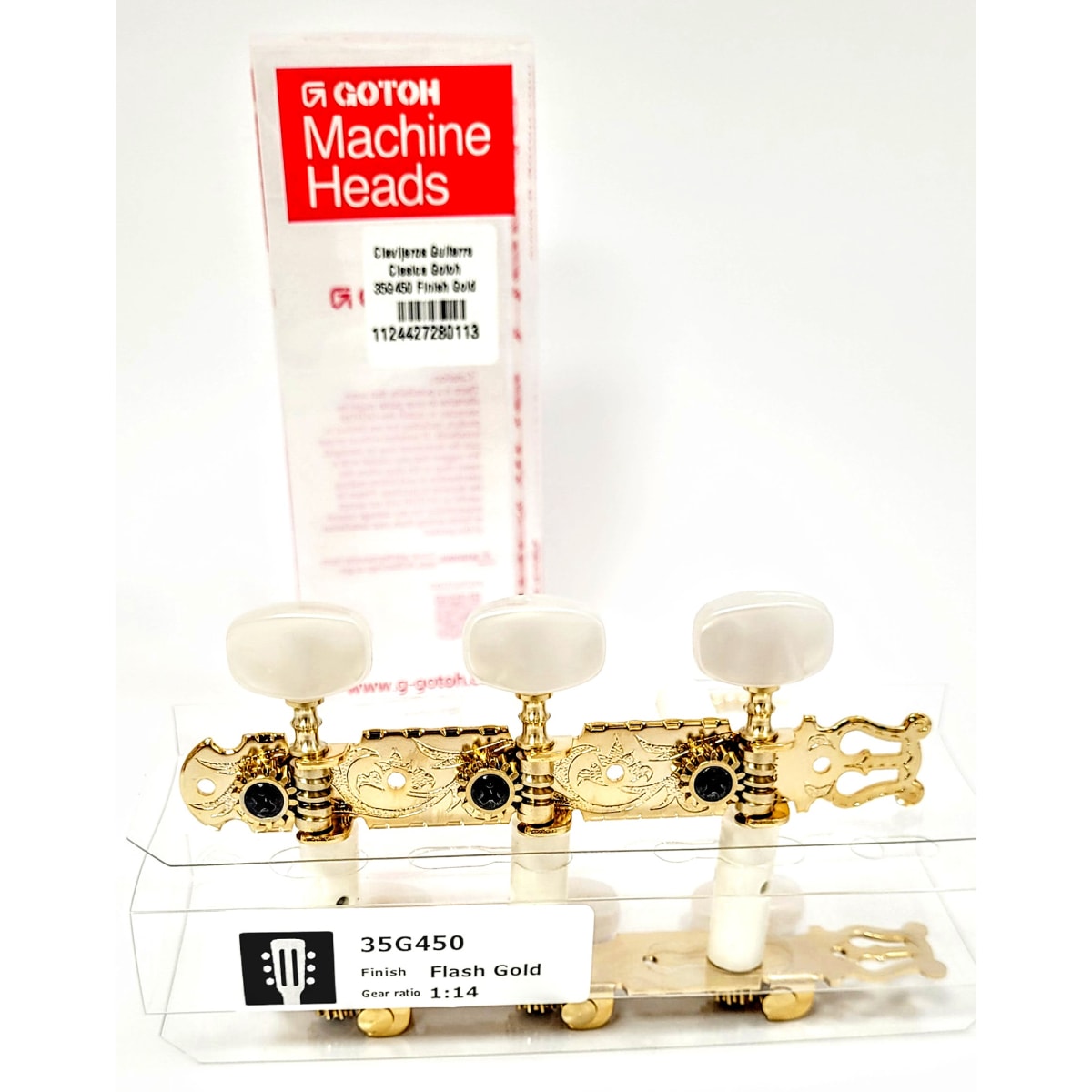 Clavijero Guitarra Clásica Gotoh 3L+3R Finish Gold 35G4504