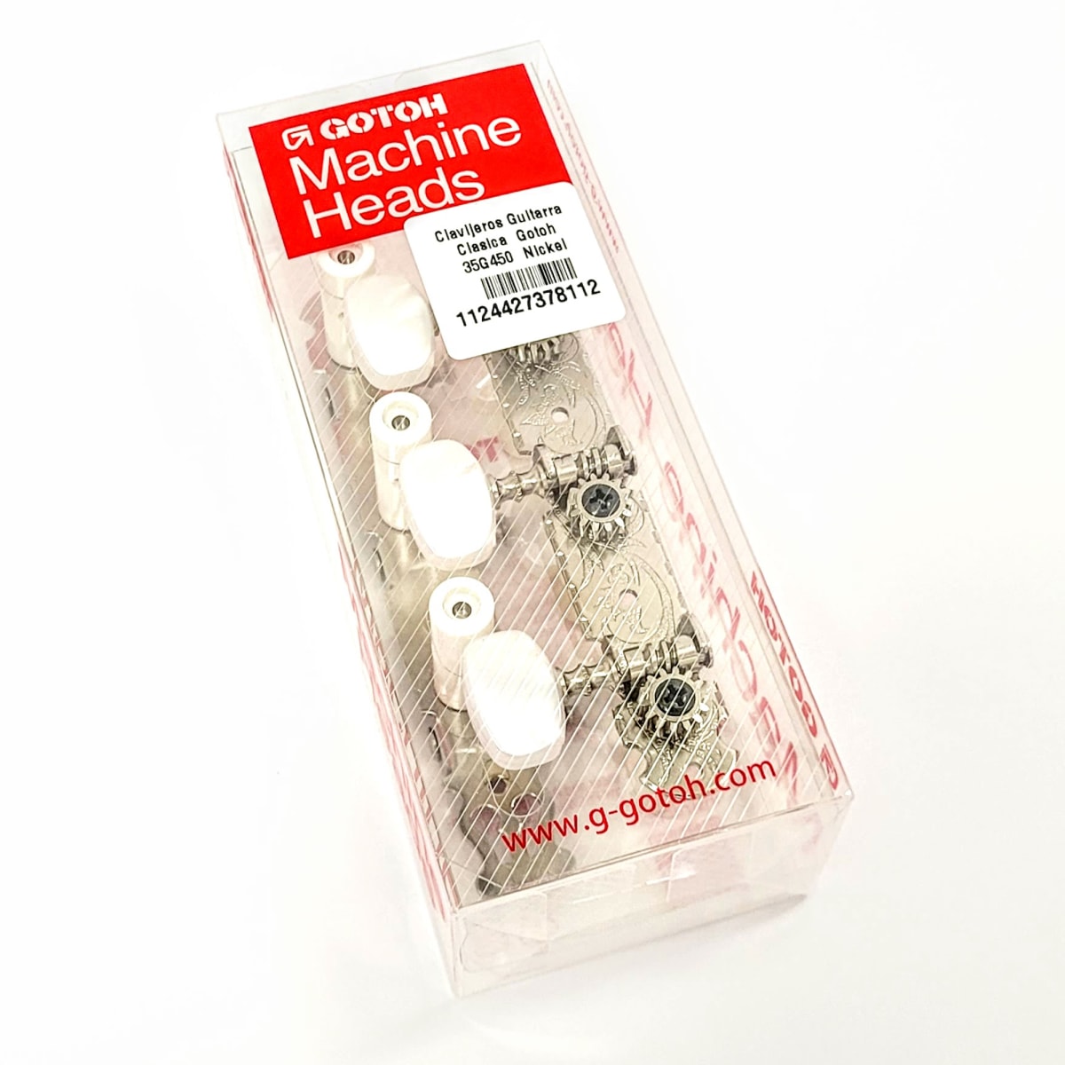 Clavijero Guitarra Clásica Gotoh 3L+3R Nickel 35G4505
