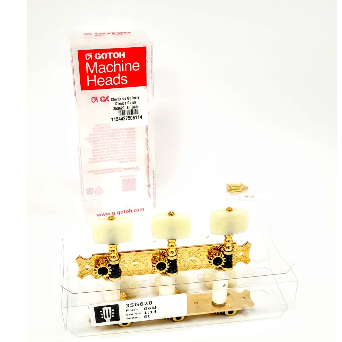 Clavijero Guitarra Clásica Gotoh 3L+3R Gold 35G620-EI5