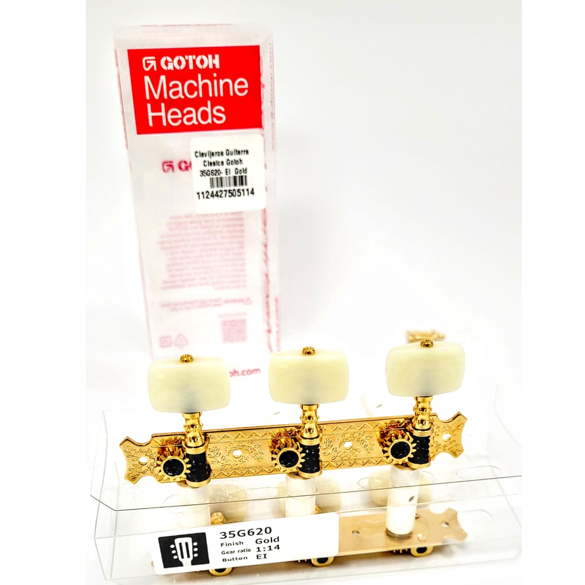 Clavijero Guitarra Clásica Gotoh 3L+3R Gold 35G620-EI4