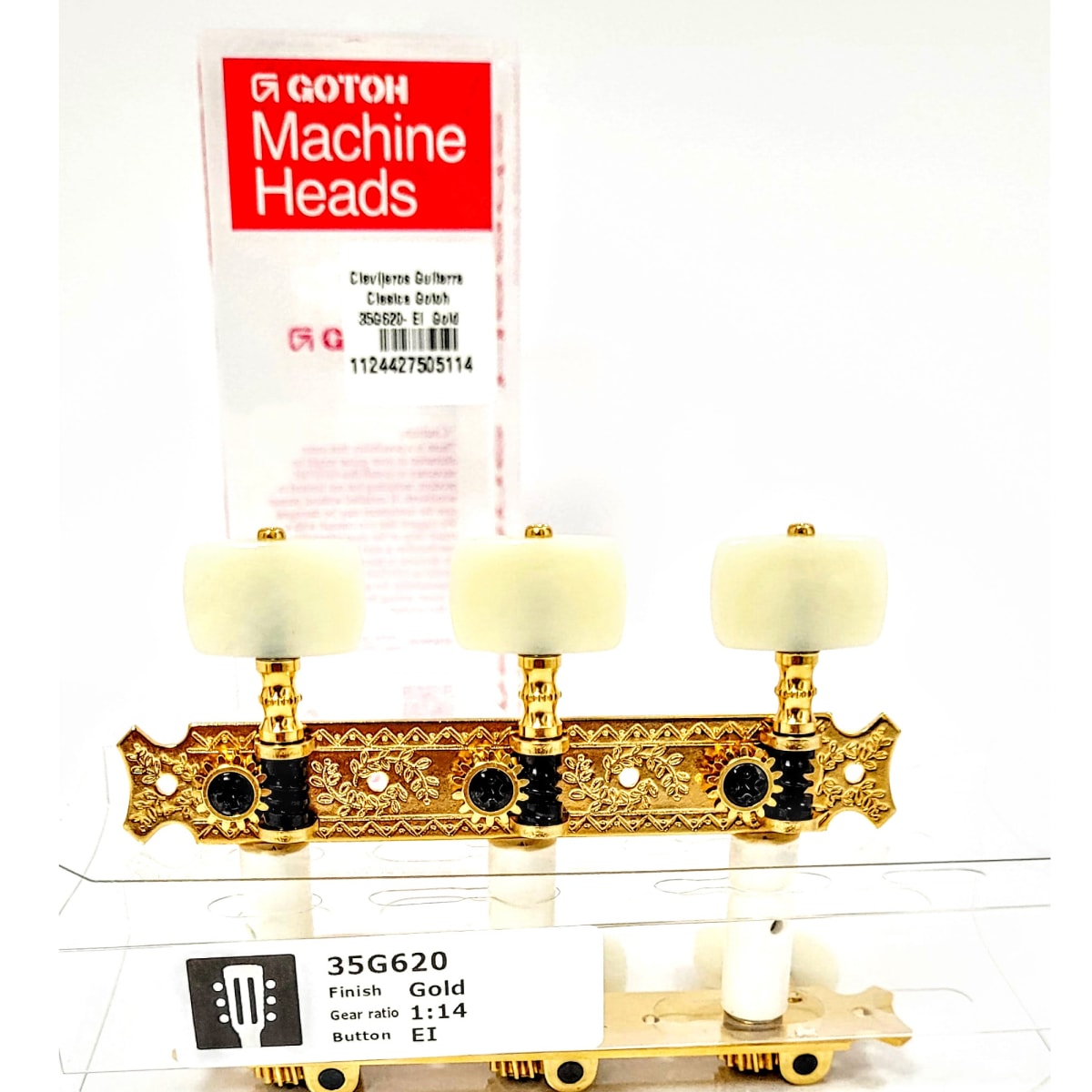 Clavijero Guitarra Clásica Gotoh 3L+3R Gold 35G620-EI3