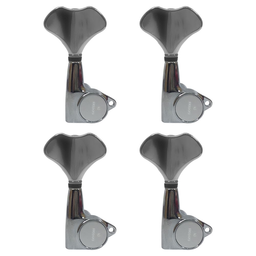 Clavijero Gotoh 4L Chrome GB707 para Bajo Electrico 0