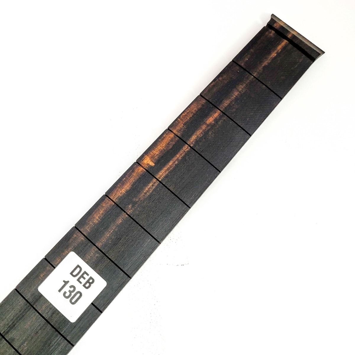 Diapasón Ranurado DEB-130 de Ébano Africano Especial para Guitarra Tipo Fender Escala 25.5