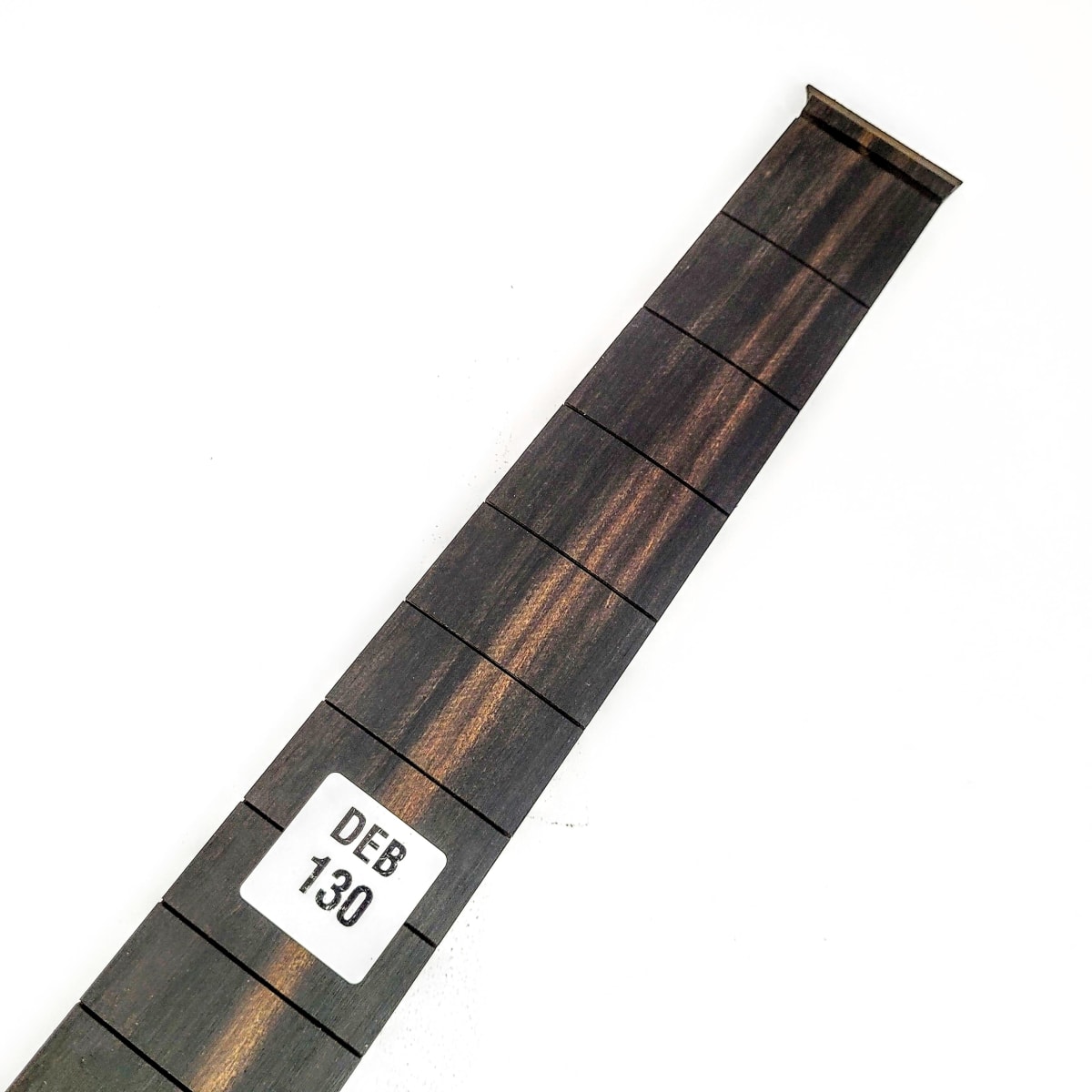 Diapasón Ranurado DEB-130 de Ébano Africano Especial para Guitarra Tipo Fender Escala 25.5