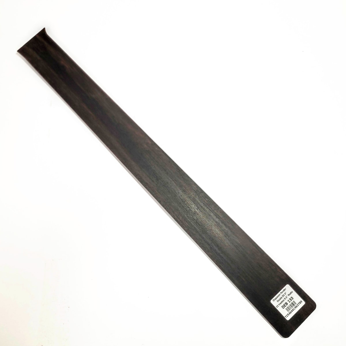 Diapasón Ranurado DEB-133 de Ébano Africano Especial para Guitarra Tipo Fender Escala 25.5