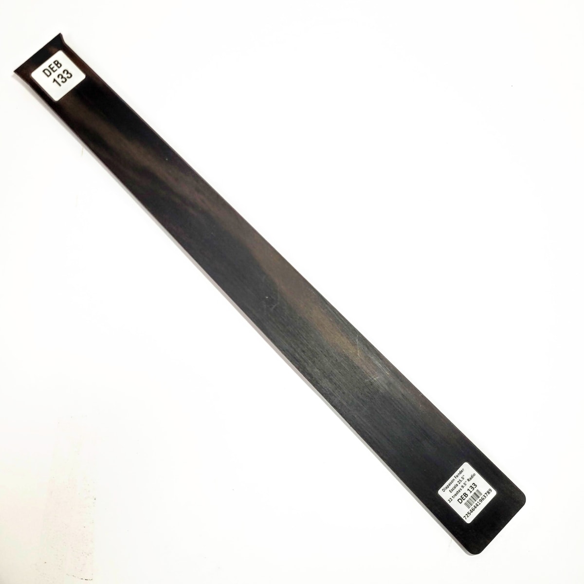 Diapasón Ranurado DEB-133 de Ébano Africano Especial para Guitarra Tipo Fender Escala 25.5