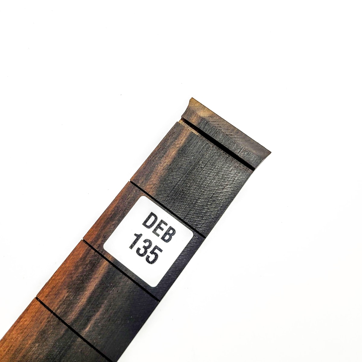 Diapasón Ranurado DEB-135 de Ébano Africano Especial para Guitarra Tipo Fender Escala 25.5
