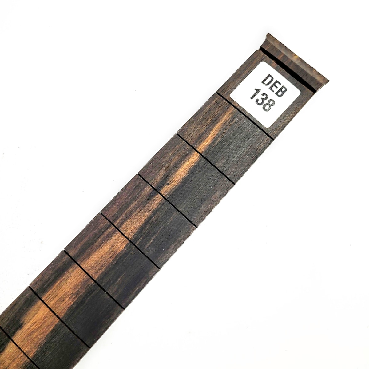 Diapasón Ranurado DEB-138 de Ébano Africano Especial para Guitarra Tipo Fender Escala 25.5