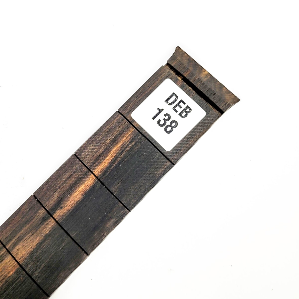 Diapasón Ranurado DEB-138 de Ébano Africano Especial para Guitarra Tipo Fender Escala 25.5