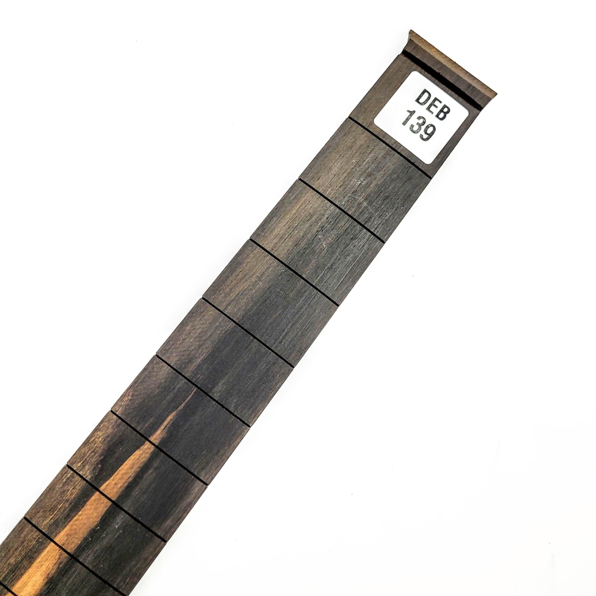 Diapasón Ranurado DEB-139 de Ébano Africano Especial para Guitarra Tipo Fender Escala 25.5