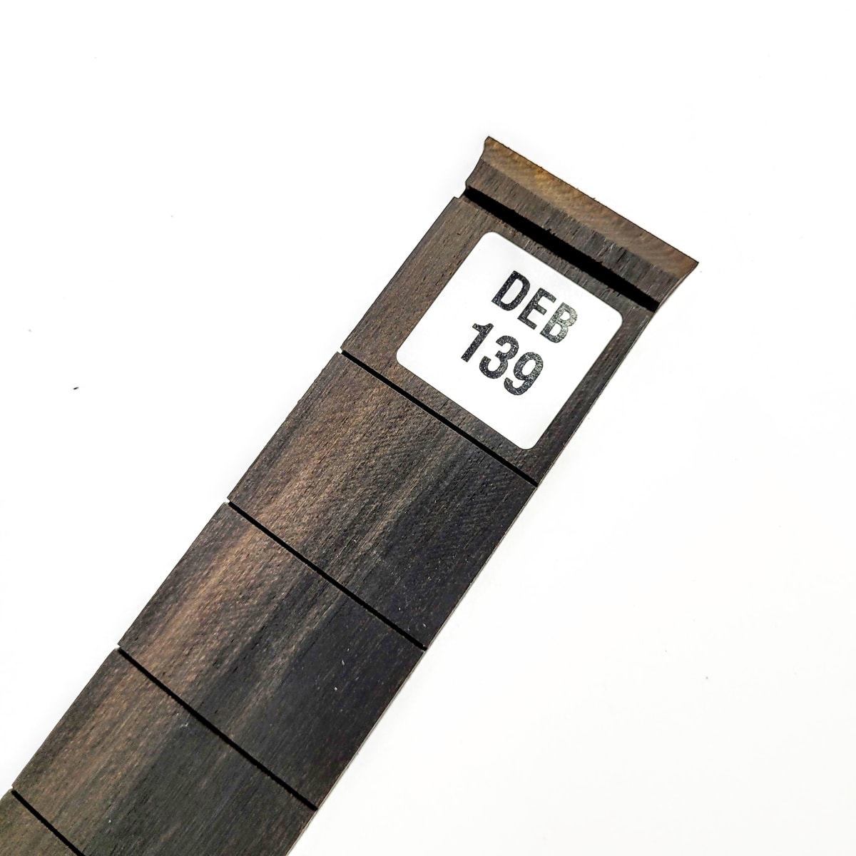 Diapasón Ranurado DEB-139 de Ébano Africano Especial para Guitarra Tipo Fender Escala 25.5