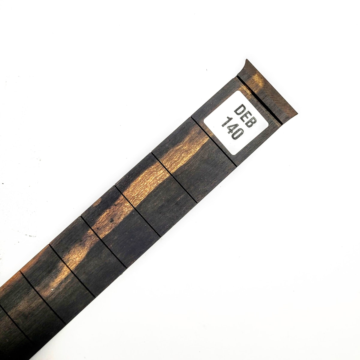 Diapasón Ranurado DEB-140 de Ébano Africano Especial para Guitarra Tipo Fender Escala 25.5