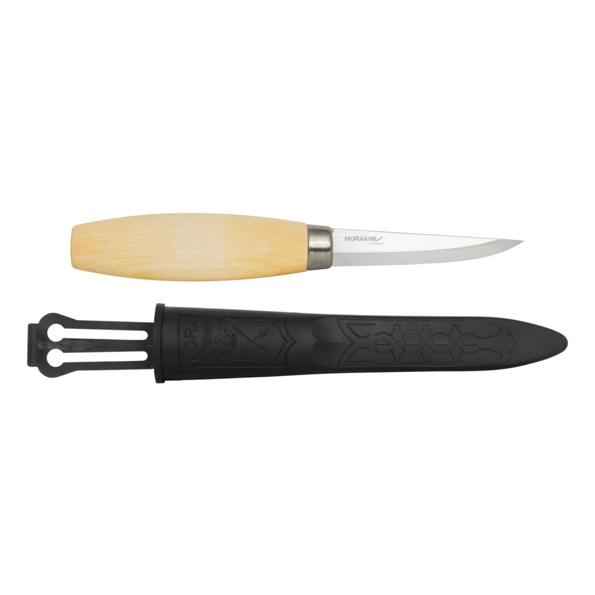 Cuchillo Morakniv para Tallado en Madera 106 (C) Acero al Carbono con Estuche 0