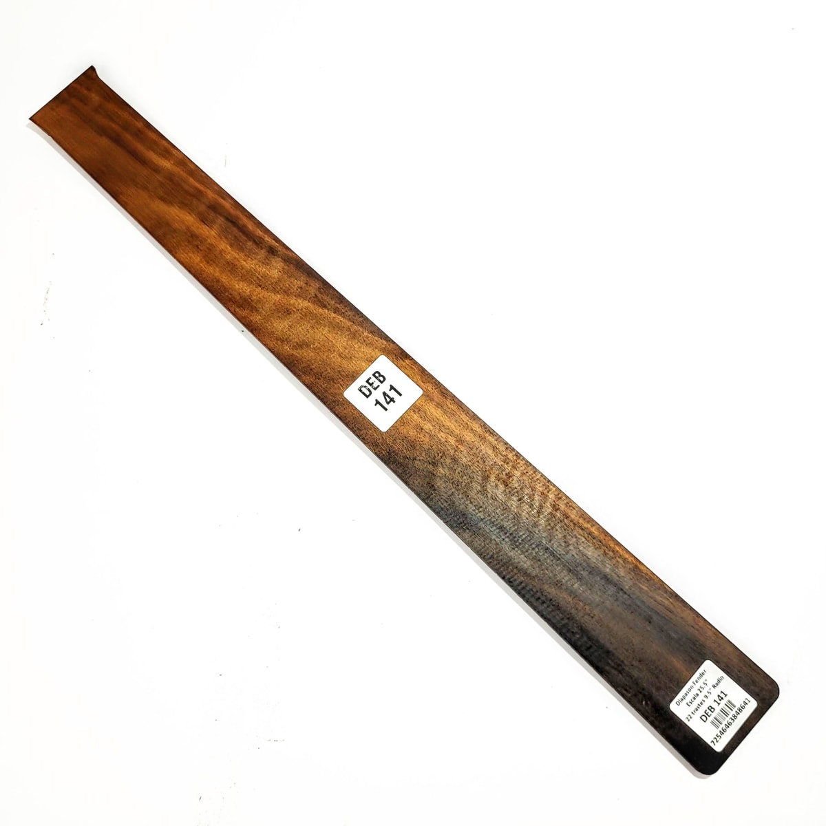 Diapasón Ranurado DEB-141 de Ébano Africano Especial para Guitarra Tipo Fender Escala 25.5
