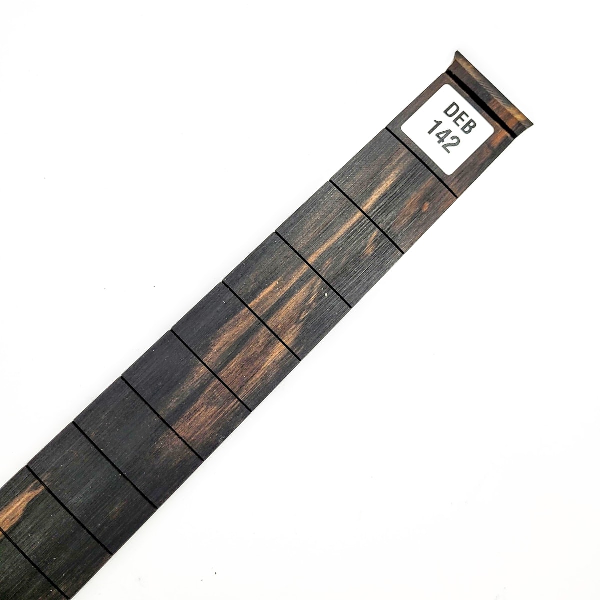 Diapasón Ranurado DEB-142 de Ébano Africano Especial para Guitarra Tipo Fender Escala 25.5