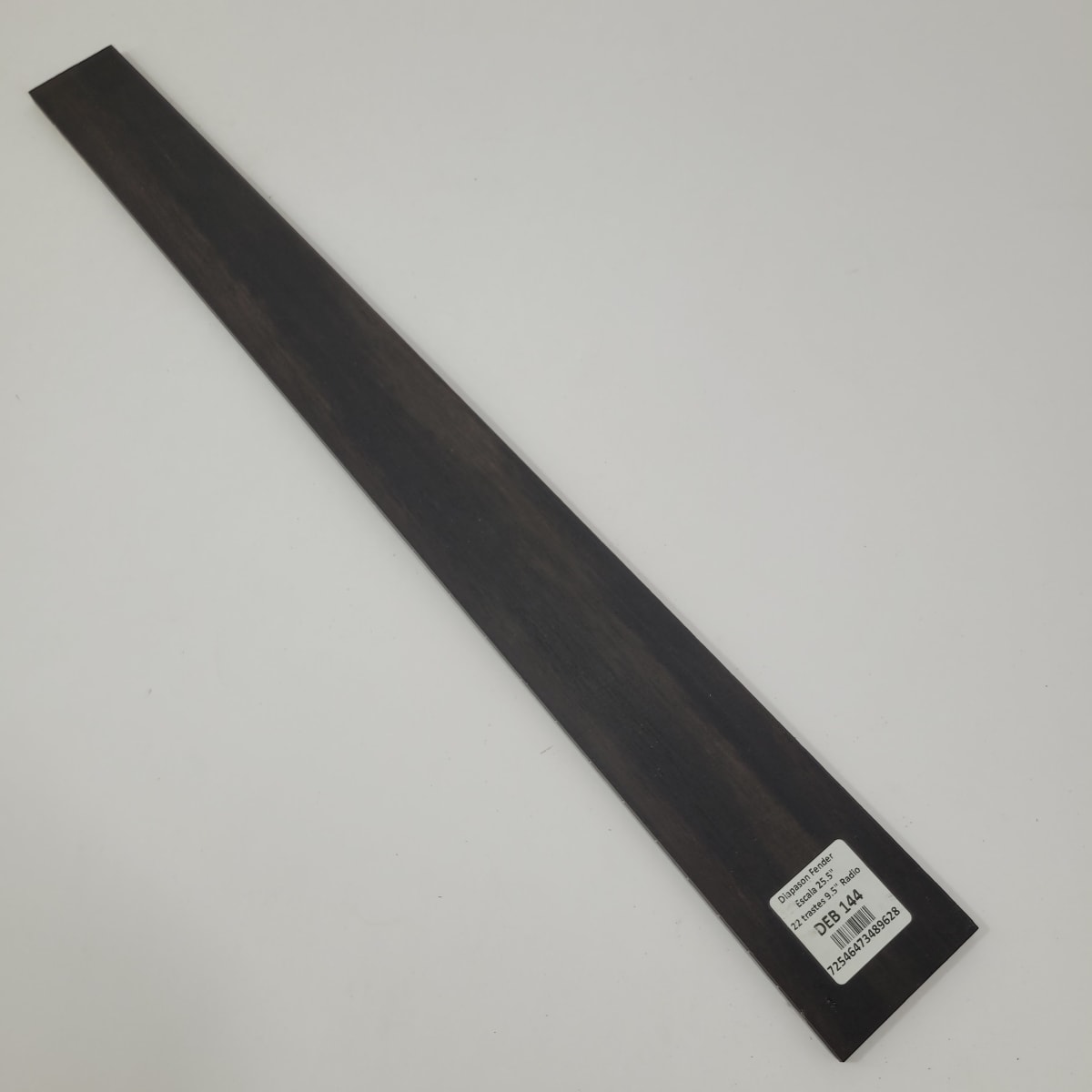 Diapason Ranurado Tipo Fender DEB-144 de Ebano Negro - Escala 25.5