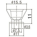 Strap Pin. Mod: EP-FR2. Gold1