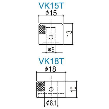 Perilla Metalica. Chrome. Mod: VK15T/18T2