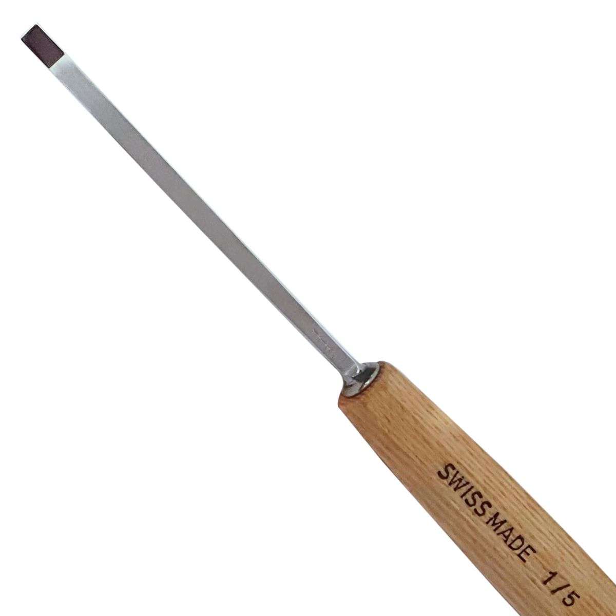 Gubia No 1. Plana Doble Bisel de 5 mm de ancho4