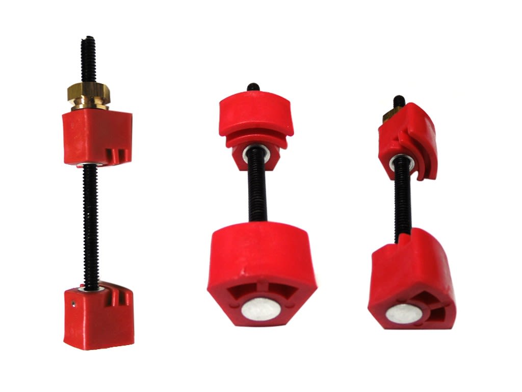 Prensa para armado Indiv. Violín Color Rojo Esquina 1