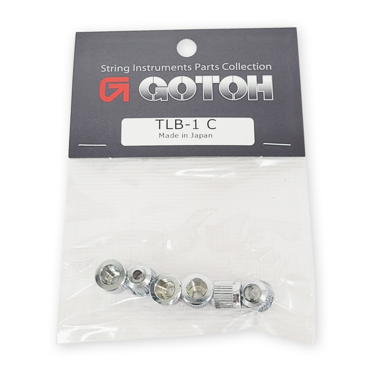 Set de Ferrules para Guitarra Gotoh TLB-1 Color Chrome (6 Pcs)2