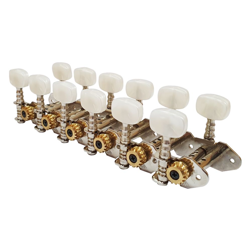 Clavijero Tiple y Mandolina. Mod: 42.08.H. Color: Chrome (Gebr Van Gent B.V) 0