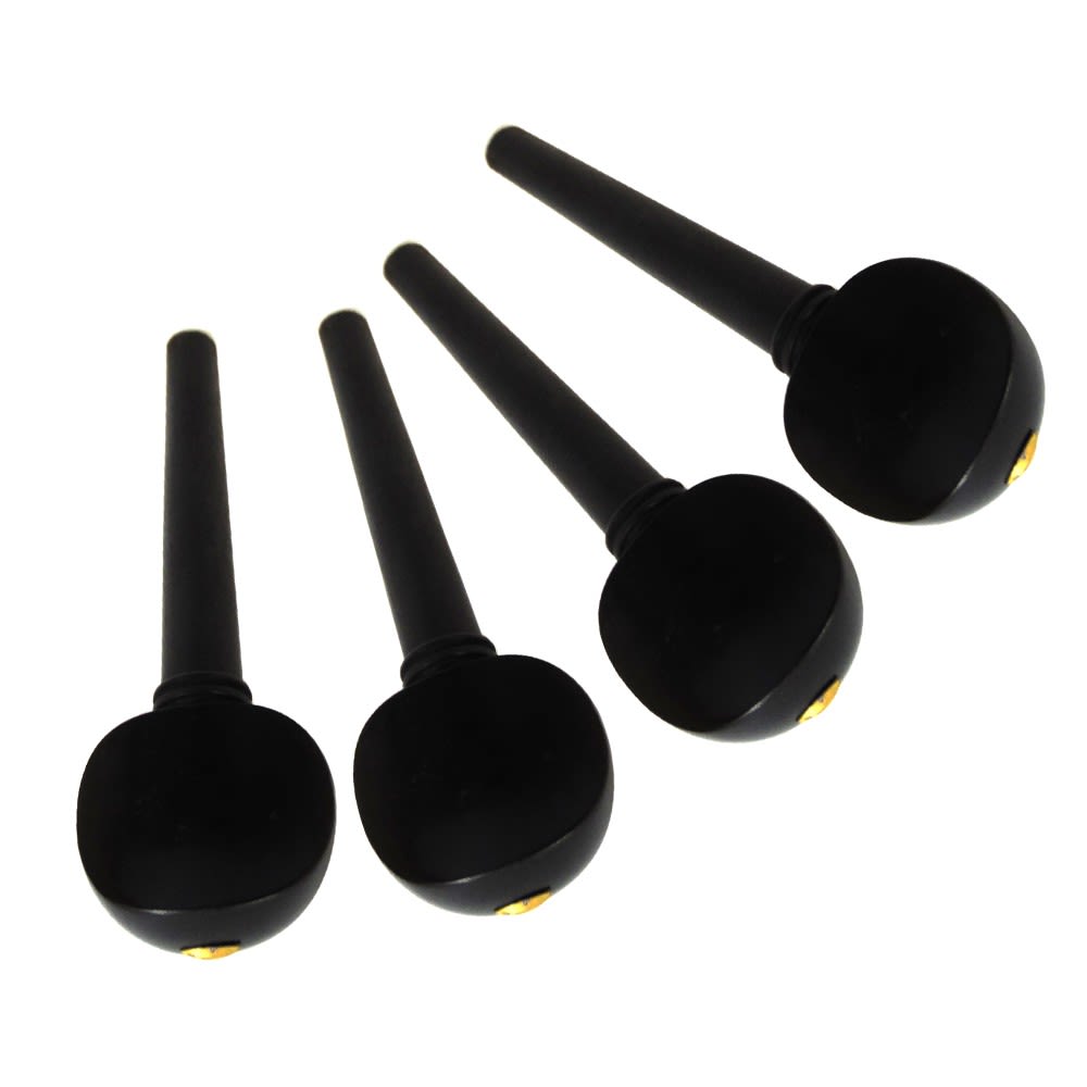Clavijas para Cello 3/4 - 4/4 de Ebano. Mod: Swiss Tipo II1