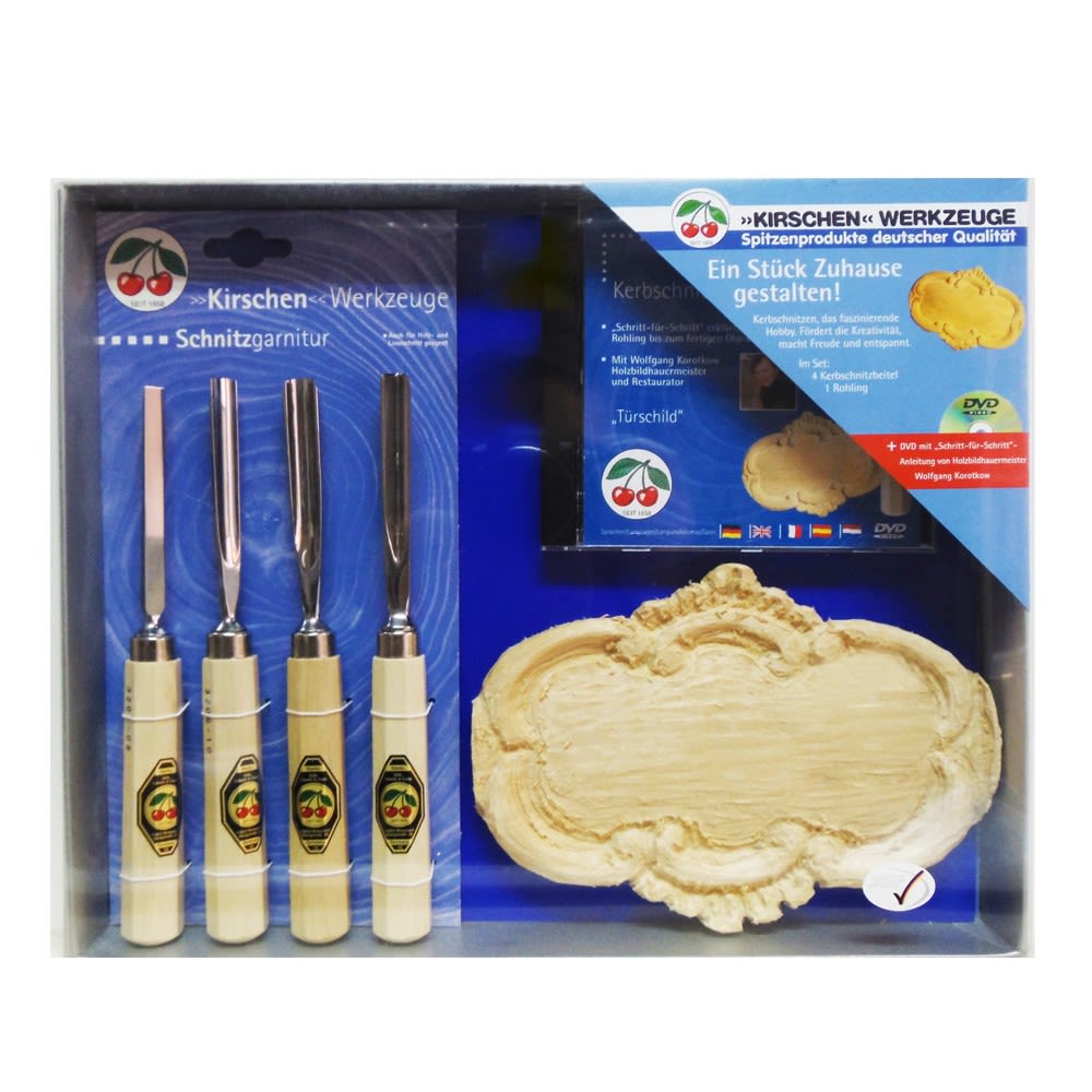 Set de Gubias + Madera + DVD. Mod 3435 SB (4 pcs)3
