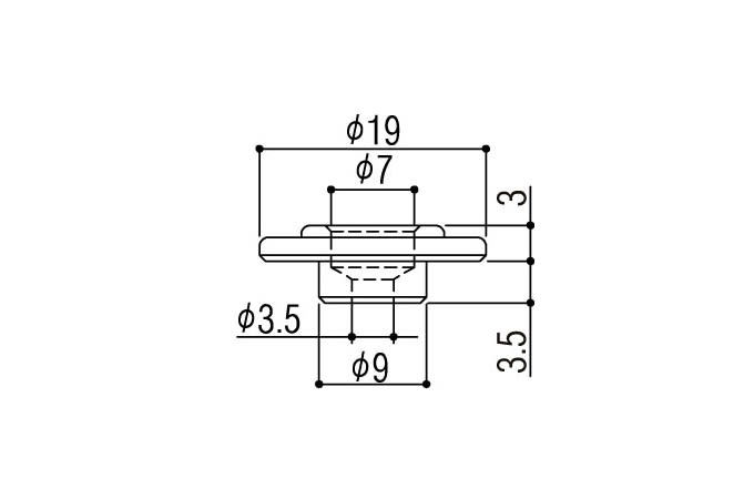 String Retainer para Bajo. Mod: RB20. Color: Nickel1