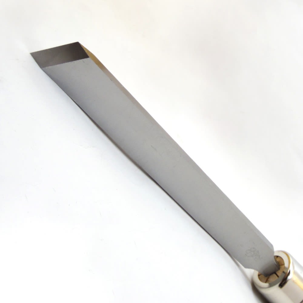 Gubia Corta Doble Bisel Convexo 1630 de 12 mm de ancho para Torneria4