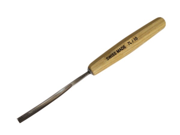 Gubia No 7L Semi Curva de 10 mm de ancho para hacer Cuchara o Cuenco 1