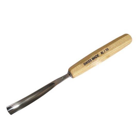 Gubia No 8L Semi Curva de 10 mm de ancho para hacer Cuchara o Cuenco 0
