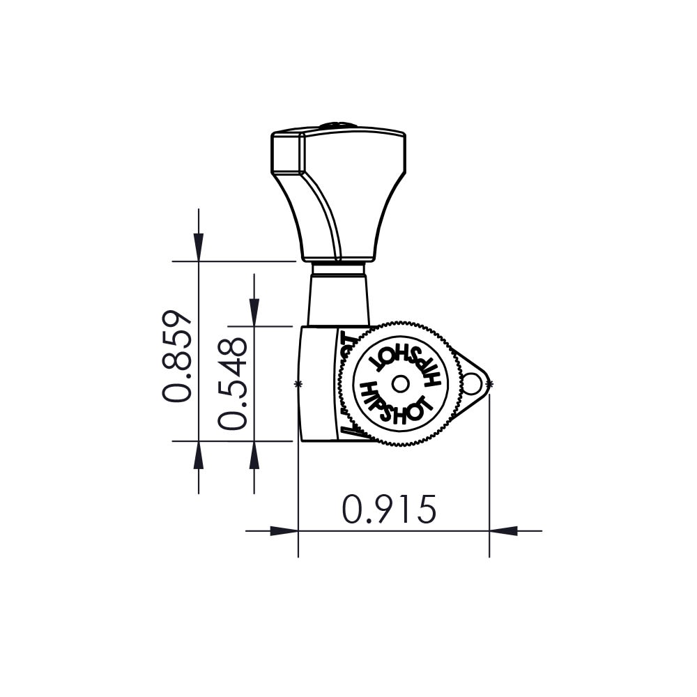 Clavija 1R. Mod: 6GL0C. Color: Chrome7
